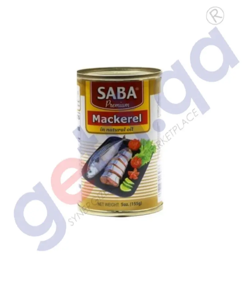 Saba Premium Mackerel In Natural Oil 155Gm 1