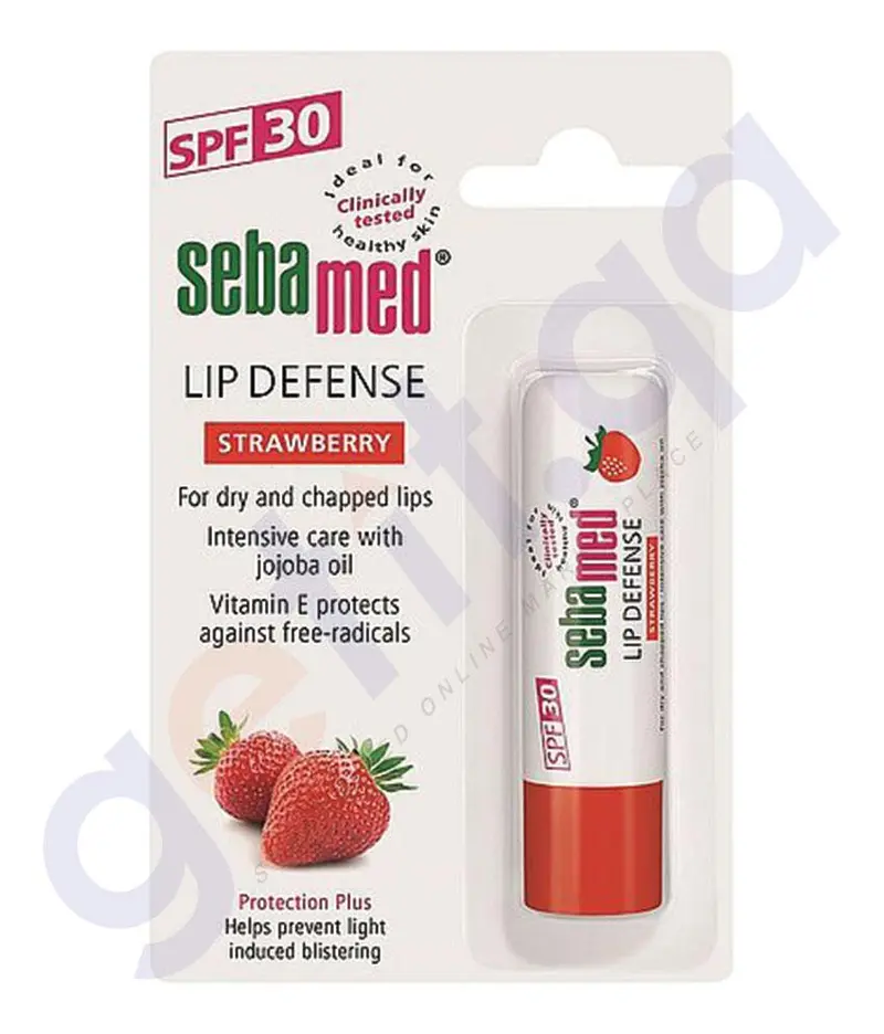 Sebamed Lip Defence Stick Strawberry 1
