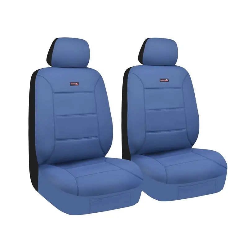 Sharkskin Universal Front Seat Covers Size 30/35 Blue Neoprene - Skna3503 1