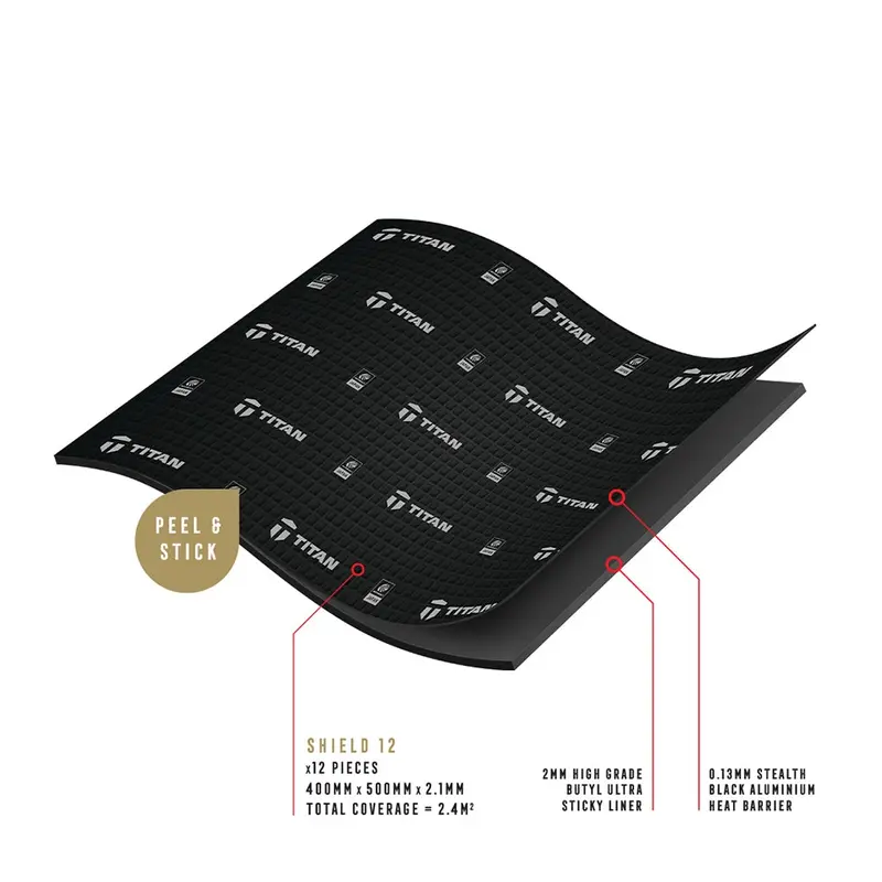 Titan 12 Sheet 2 Layer Vibration, Noise & Heat Defence - Sheild 12 1