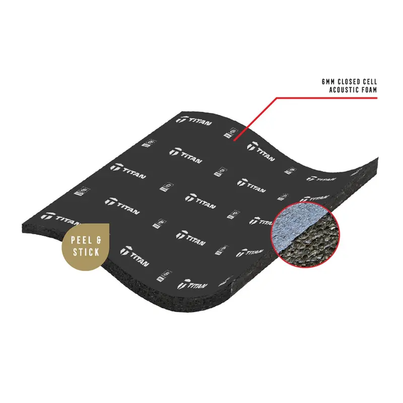 Titan 6Mm Acoustic Foam Sound Absorber - Soaker 1