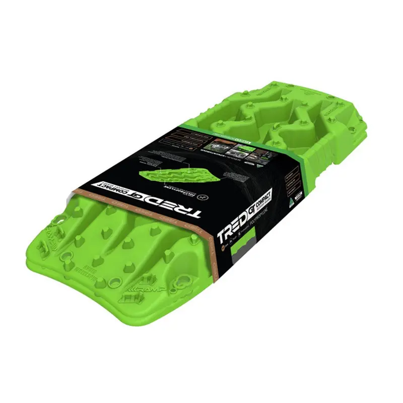 Tred Gt Pair Of Compact Recovery Boards - 79Cm - Fluro Green - Tredcpgtgr 1