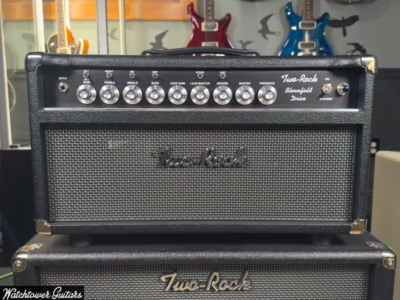 Two Rock Bloomfield Drive 40 Watt Head Black Bronco With Modern Silver Grill 1