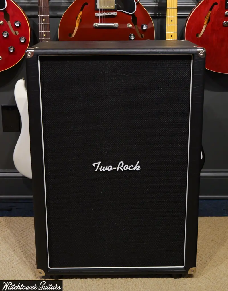 Two Rock Signature 2X12 Cabinet Black Tolex & Celestion Creamback Speakers 1