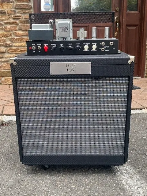 Used Tyler Flip Top Bass Amp Check Tolex 1