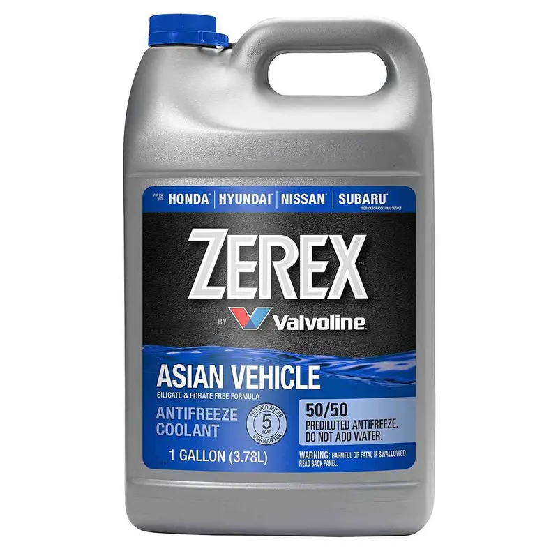 Valvoline Zerex 861398 Asian Blue Vehicle  50/50 Prediluted Antifreeze Coolant, 1 Gallon 1
