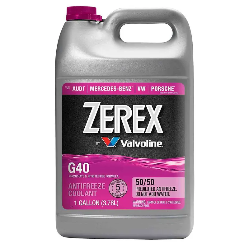 Valvoline Zerex 861399 G40 Phosphate & Nitrite Free 50/50 Prediluted Antifreeze Coolant, 1 Gallon 1