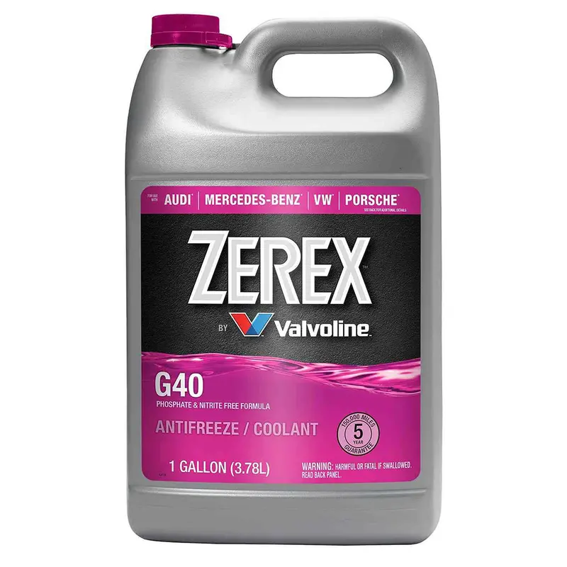 Valvoline Zerex 861526 G40 Phosphate & Nitrite Free Concentrate Antifreeze Coolant, 1 Gallon 1