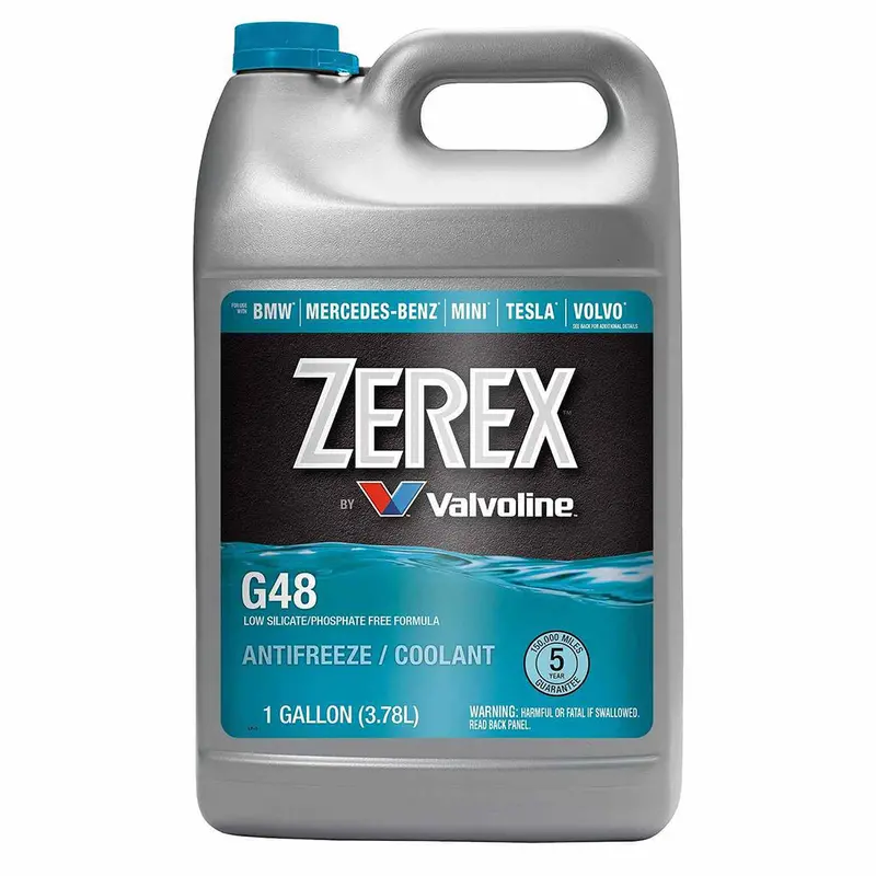 Valvoline Zerex 861583 G-48 Blue Full Strength Antifreeze / Coolant, 1 Gallon 1