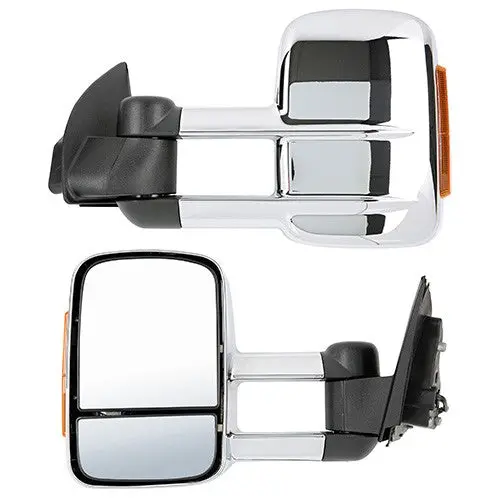 Versus Chrome Towing Mirrors By Vexel For Prado 150 Series - Vmtlp150cl-C (Bulky Item - Freight Applies) 1