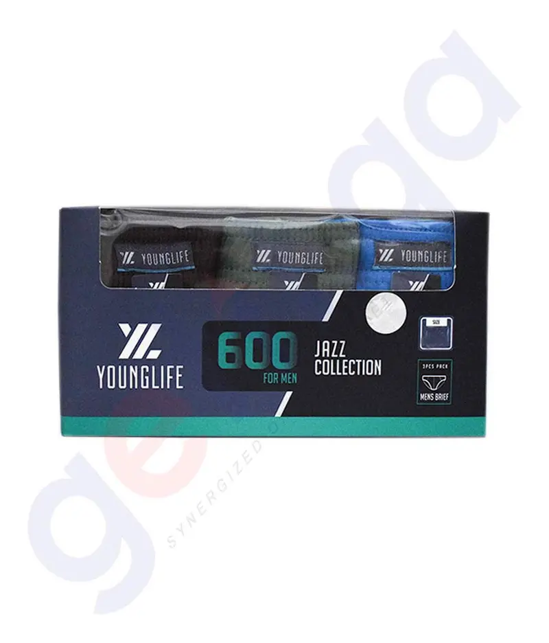 Younglife Jazz Collection Mens Brief 3Pcs Pack Ylmb 600 1