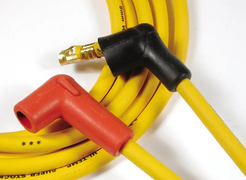Accel 4072 Super Stock 8Mm Yellow Graphite-Core Spark Plug Wire Set 1