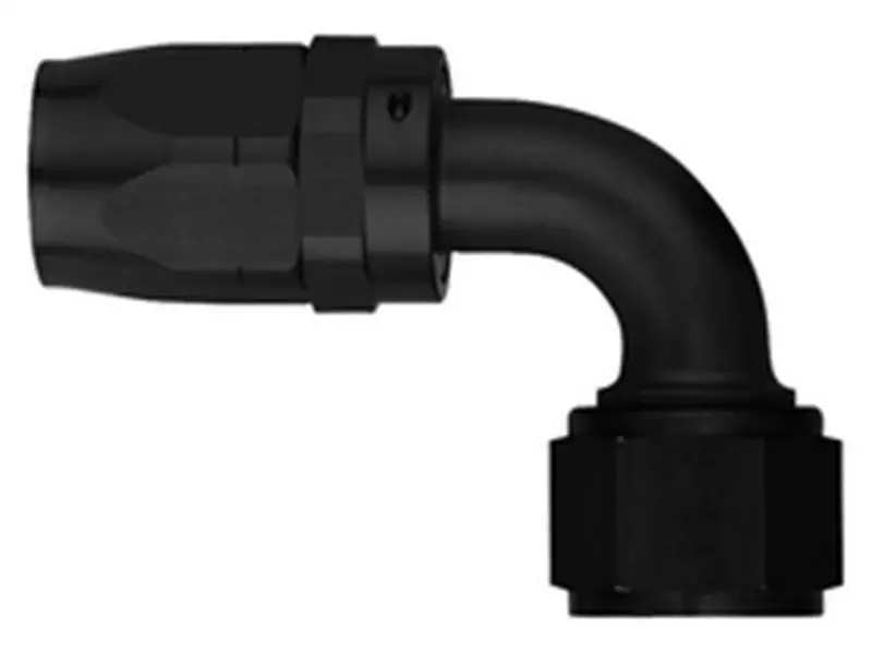 Aeroquip Fcm4435 Stainless Steel 90° Hose End – #12 An, Black Anodized Finish 1