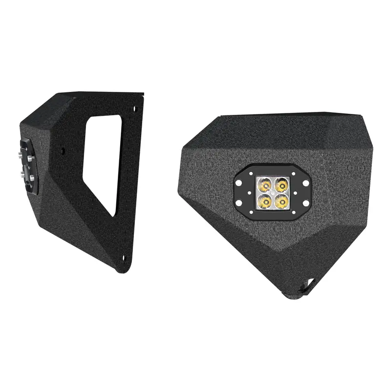 Aries Trailchaser Front Bumper – Steel Construction With Integrated Led Corners For Jeep Wrangler & Gladiator 1