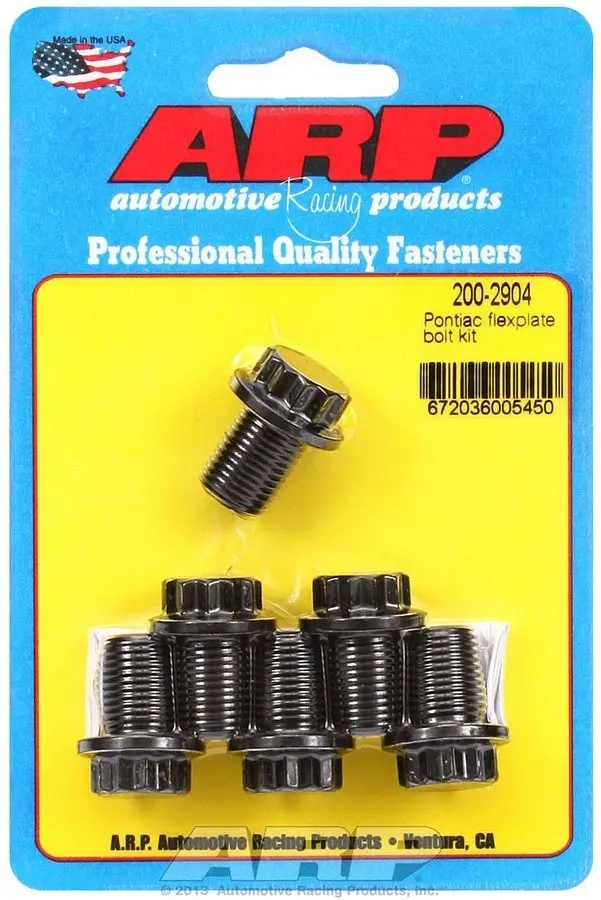 Arp 200-2904 Pontiac Flexplate Bolt Kit - 6-Bolt 1