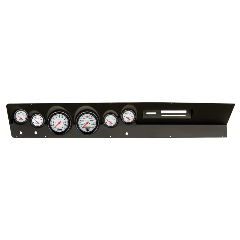 Autometer Direct-Fit Dash Kit For 1967–1969 Dodge Dart – Fits (2) 3-3/8" And (4) 2-1/16" Gauges – Phantom Style 1
