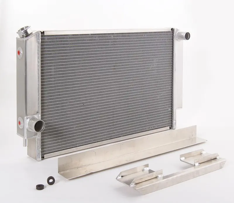 Be Cool Radiator – Factory-Fit Natural Finish Unit For 1964–1970 Dodge B-Body With Automatic Transmission & Driver-Side Water Pump Outlet 1