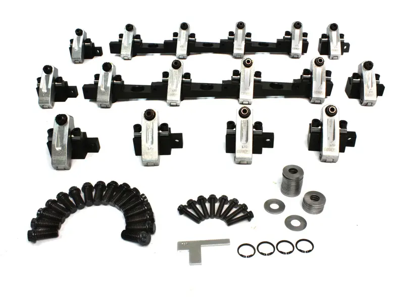 Comp Cams 1507Cpg Aluminum Shaft-Mount Rocker Kit – 1.7:1 Ratio For Big Block Chevy With Brodix 2 Xtra Heads 1