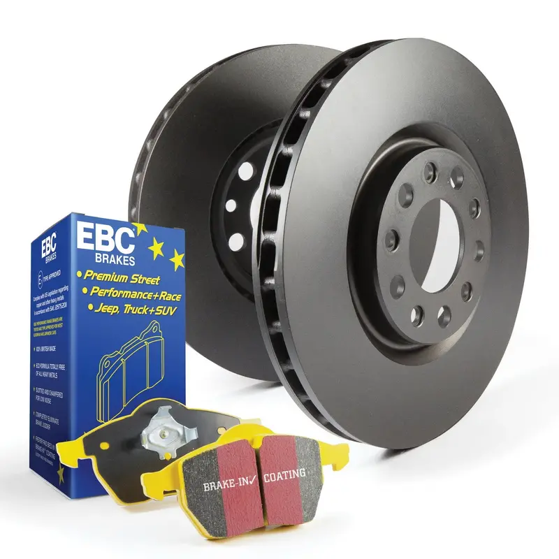 Ebc Yellowstuff High-Performance Brake Kit – Includes S13 Pads And Rk Series Rotors, Model S13Kf1230 1