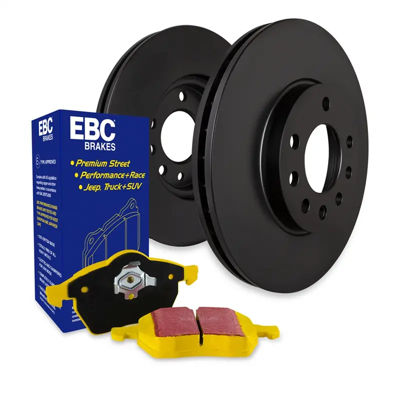 Ebc Yellowstuff High-Performance Brake Pad And Rk Drilled Rotor Kit 1