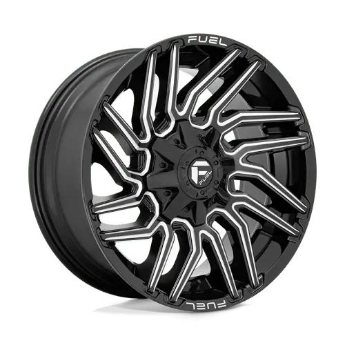 Fuel D77320901750 20X9 Inch Alloy Wheel – 8X170 Bolt Circle, Gloss Black/Mill Cut Face, 0Mm Offset 1