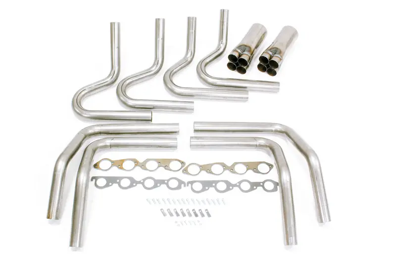 Hedman Hedders 65686 2.5-Inch Big-Block Chevy Weld-Up Header Kit With 5-Inch Slip-On Collector 1