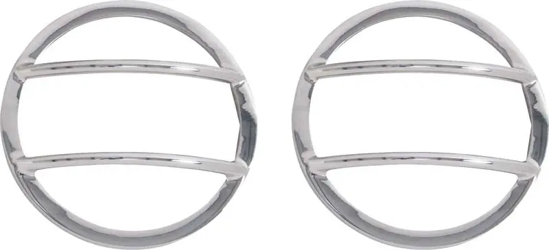 Kentrol 30014 Polished Silver Fog Light Covers – Pair, For 2007–2018 Jeep Wrangler Jk Models 1