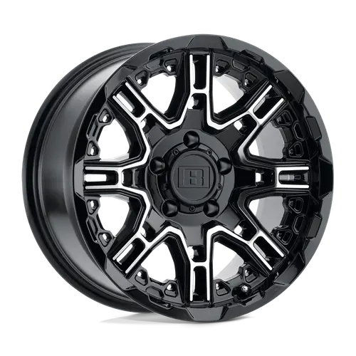 Level 8 2090Lst008170B25 20X9 Off-Road Wheel – 8X170 Bolt Pattern, Gloss Black, Zero Offset 1