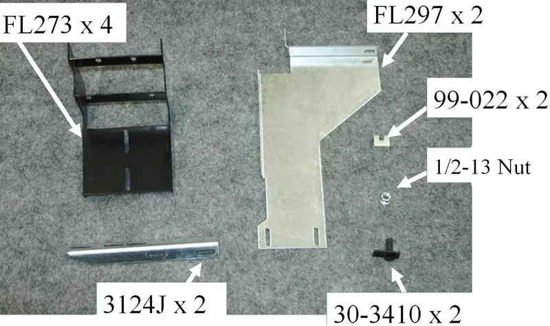 Owens Products Running Board Mounting Bracket Kit – Heavy-Gauge Steel Fusion Brackets For 2015–2018 Ford F-150 1