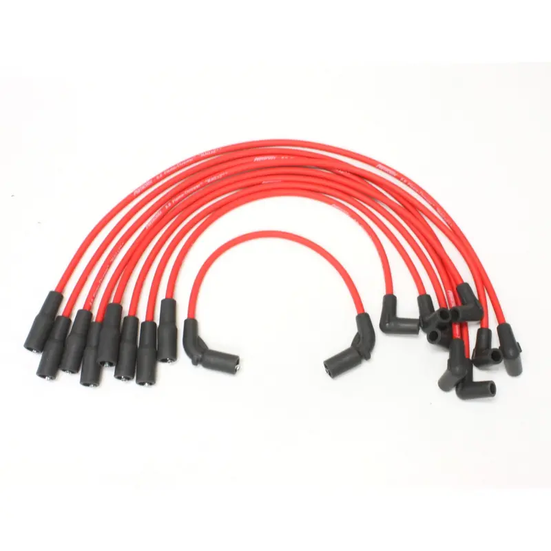 Pertronix 808424 Spark Plug Wire Set – 8-Cylinder Gm Application, Custom-Fit Red Silicone 1