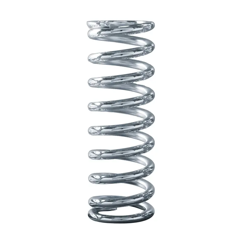Qa1 14Cs150 Chrome Silicon Coil Spring – 2.5" Id, 14" Length, 150 Lb/In Rate 1