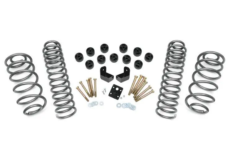 Rough Country 3.75" Lift Kit For Jeep Wrangler Tj (1997–2006) And Tj Unlimited (2004–2006) – 4-Cylinder 4Wd Models 1