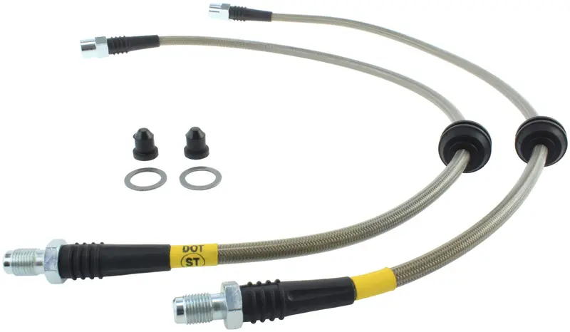 Stoptech 950.34017 Stainless Steel Brake Line Kit – Front And Rear 1