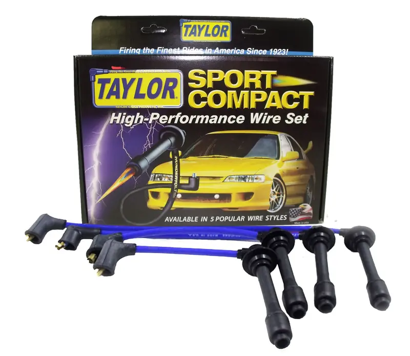 Taylor Cable Spiro-Pro 8Mm Ignition Wire Set – Blue, Oe-Style Boots, 9.5" Length 1