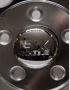 Trailfx Chrome Plastic Snap-On Wheel Cover – 308 Series, 6-Lug Closed Style 1