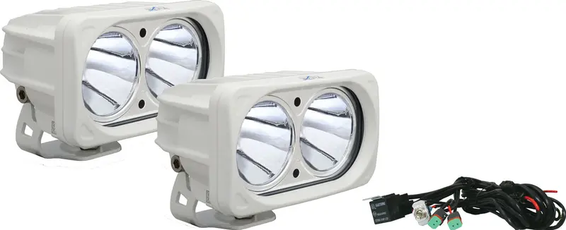 Vision X Optimus Square Led Light Kit – 2×10W Narrow Beam, White Output – 9131719 1