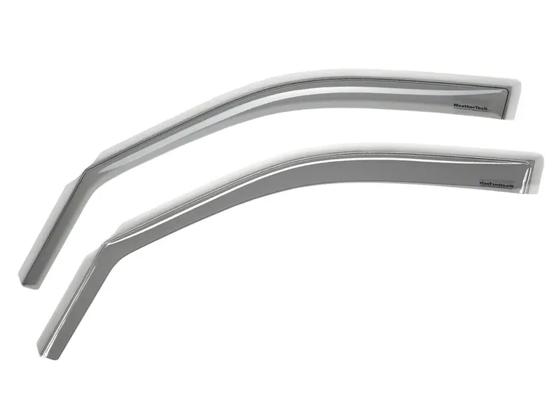 Weathertech Front Side Window Deflectors – Model 70235, Light Smoke Finish 1