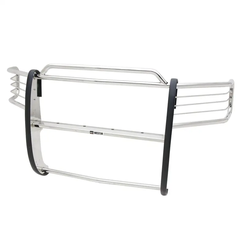 Westin 45-3790 Sportsman Grille Guard; Polished Stainless Steel; Double Hood Bar; 1